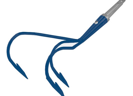 AGEF COLTIVATORE 3 DENTI IN ACCIAIO BLU PER MANICO POLICLICK*
