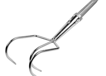 AGEF COLTIVATORE 3 DENTI A PUNTA ACCIAIO CROMATO PER MANICO POLICLICK