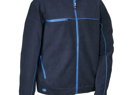 COFRA GIACCA IN PILE ASYMA COLORE NAVY/ROYAL