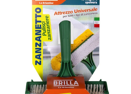 LA BRIANTINA ATTREZZO PULISCI ZANZARIERE CON SPUGNA MODELLO ZANZANETTO