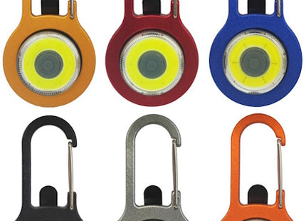 SILCA PORTACHIAVI A MOSCHETTONE MODELLO FLASHLIGHT LED DISC