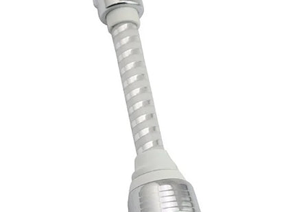 IDRO-BRIC ROMPIGETTO CON DOCCETTA E TUBO SNODABILE CROMATO BIANCO