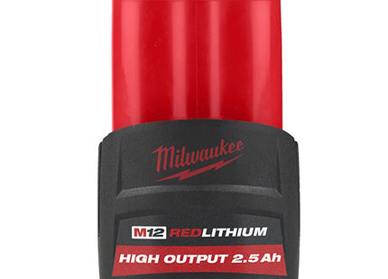 MILWAUKEE BATTERIA HIGH OUTPUT 12V 2,5AH ART. M12 HB2,5 (V1/24)