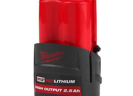 MILWAUKEE BATTERIA HIGH OUTPUT 12V 2,5AH ART. M12 HB2,5 (V1/24)