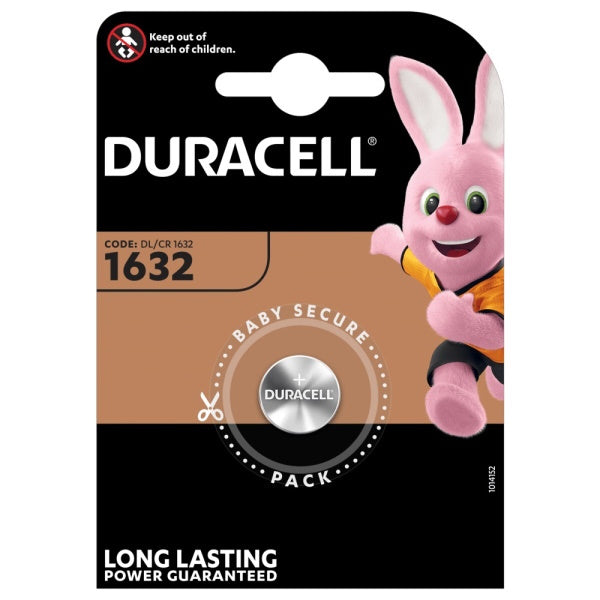 DURACELL BATTERIE 1632 SPECIALISTICHE PER ELETTRONICA BLISTER DA PZ1