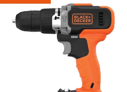 BLACK+DECKER TRAPANO AVVITATORE A PERCUSSIONE A BATTERIA 18V BCD003N*