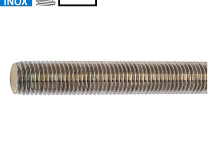 BARRA FILETTATA IN ACCIAIO INOX A4 M12X1,75X1000 DIN 976