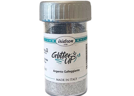 IRIDRON GLITTER UP ARGENTO GALLEGGIANTE IN BARATTOLO