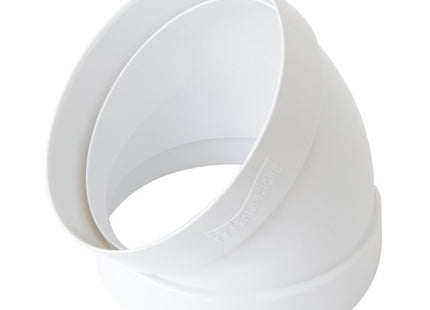 LA VENTILAZIONE CURVA 45° F/F PER TUBI D.MM100