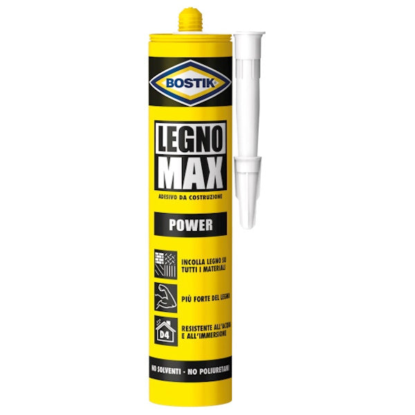 UHU BOSTIK LEGNO MAX POWER COLLA PER LEGNO CLASSE D4 CARTUCCIA GR380