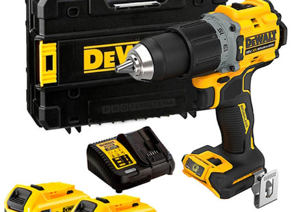DEWALT TRAPANO AVVITATORE A PERCUSSIONE A BATTERIA 18V 2AH DCD805E2T-QW
