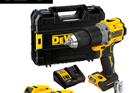 DEWALT TRAPANO AVVITATORE A PERCUSSIONE A BATTERIA 18V 2AH DCD805E2T-QW