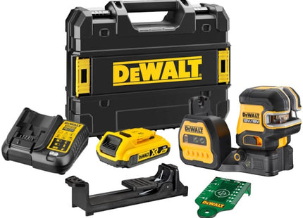 DEWALT LASER VERDE A 2 LINEE CON PIOMBO DCE822D1G18-QW 18V 2.0AH