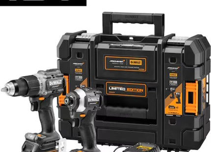 DEWALT KIT TRAPANO AVVITATORE+AVVITATORE IMPULSI 18V 1.7AH DCK200ME2GT*