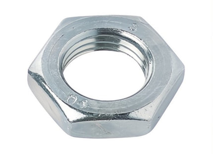 DADO ESAGONALE BASSO PASSO FINE CL.04 Z.BIANCO UNI 5589