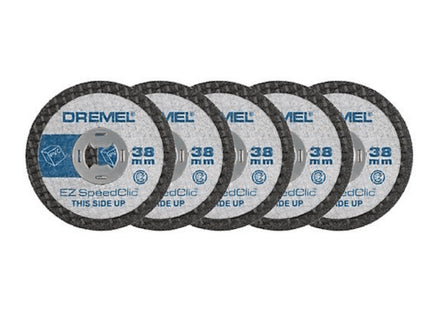 DREMEL ART. SC476  DISCHI TAGLIO PLASTICA D.MM38 EZ SPEEDCLIC CONF.PZ5
