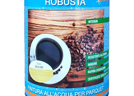 VERNITES ROBUSTA VERNICE OPACA ALL'ACQUA PER PARQUET INCOLORE