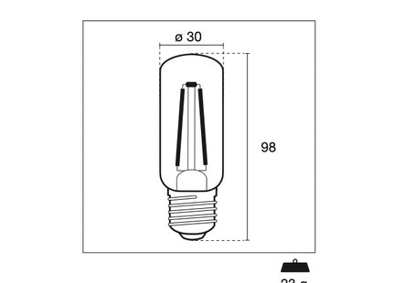 CENTURY LAMPADINA LED INCANTO TUBOLARE CLEAR 9W E27 4000K 1200LM IP20