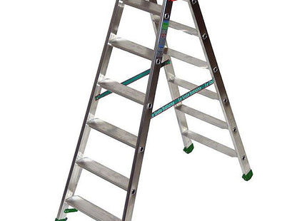 FACAL SCALA DUPLA A DOPPIA SALITA IN ALLUMINIO