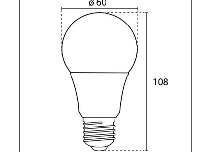 CENTURY LAMPADINA LED ECOLINE A GOCCIA 230V E27 IP20