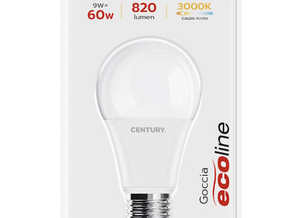 CENTURY LAMPADINA LED ECOLINE A GOCCIA 230V E27 IP20