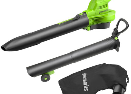 GREENWORKS SOFFIATORE ASPIRATORE GD40BVIIK4 40V CON BATTERIA*