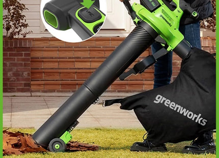 GREENWORKS SOFFIATORE ASPIRATORE GD40BVII 40V SOLO CORPO MACCHINA*