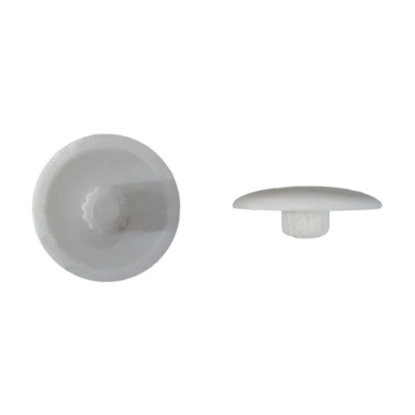 TECFI CAPPUCCIO PLASTICA PER VITI TX30 ART. GSC D.MM13,5 PZ100 BIANCO