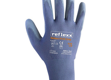 GUANTI REFLEXX MOD. PU18 GREY IN POLIURETANO COLORE GRIGIO