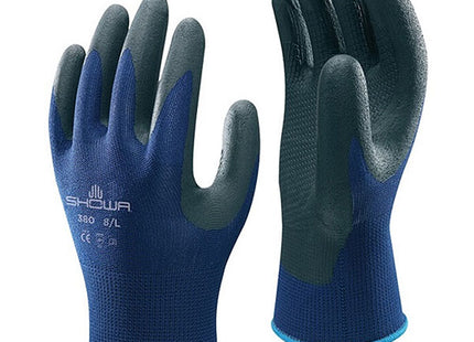GUANTI SHOWA MOD. 380 IN NYLON COLORE BLU