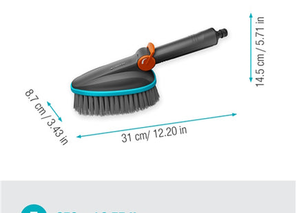 GARDENA 18842 CLEAN SYSTEM IDROSPAZZOLA A SETOLE MORBIDE CON MANICO