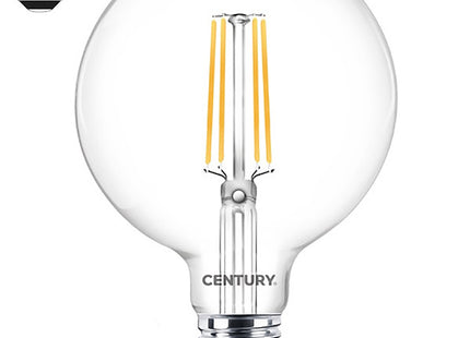CENTURY LAMPADINA LED INCANTO GLOBO CLEAR 230V  8W E27 4000K 1055LM