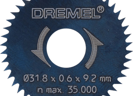 DREMEL ART.   546 LAME PER RIFILATURA/SQUADRATURA D.MM31,8 CONF.DA PZ2