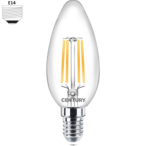 CENTURY LAMPADINA LED INCANTO MINI CANDELA 230V E14 IP20