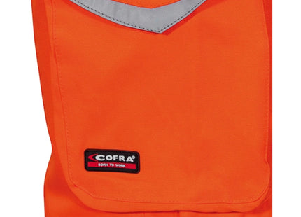 COFRA PANTALONE ALTA VISIBILITA' LIGHT ARANCIO FLUO/ANTRACITE