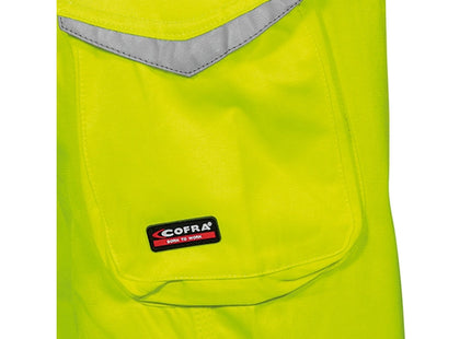COFRA PANTALONE ALTA VISIBILITA' LIGHT GIALLO FLUO/ANTRACITE