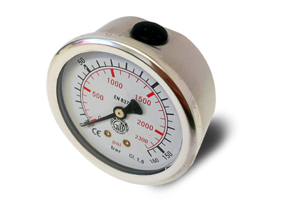 ITALMANOMETRI MANOMETRO CON GLICERINA D.MM 63 POSTERIORE 1/4"
