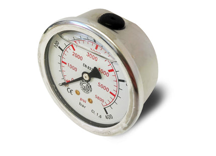 ITALMANOMETRI MANOMETRO CON GLICERINA D.MM 63 POSTERIORE 1/4"