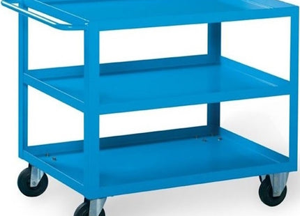 MG CARRELLO PORTA ATTREZZI MONOBLOCCO A 3 PIANI PORTATA KG300 BLU