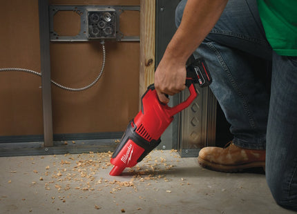 MILWAUKEE ASPIRATORE A BATTERIA COMPATTO M12 HV-0