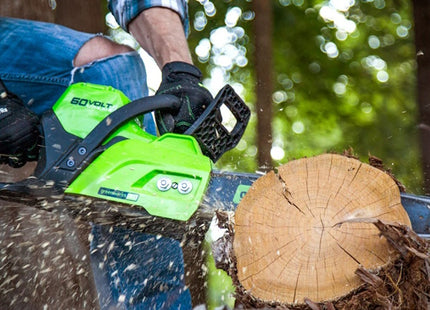GREENWORKS MOTOSEGA GD60CS40 60V SENZA CARICABATTERIA E BATTERIA