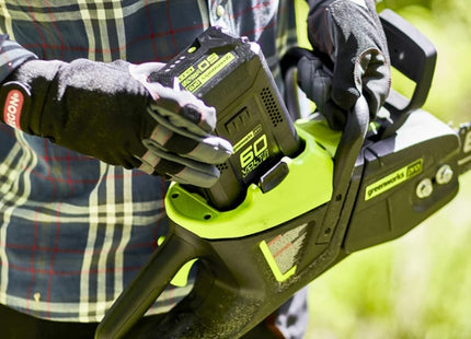 GREENWORKS MOTOSEGA GD60CS40 60V SENZA CARICABATTERIA E BATTERIA