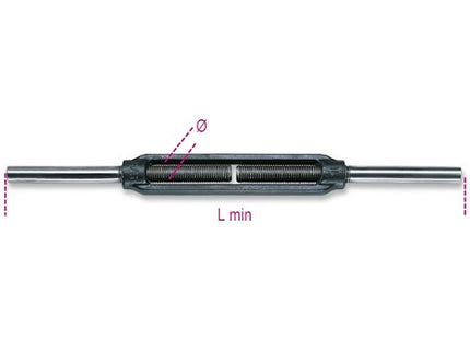 ROBUR TENDITORI A 2 TRONCHI NERI ART.8008N