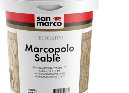 SAN MARCO MARCOPOLO SABLE' ARGENTO FINITURA DECORATIVA EFFETTO SABBIA