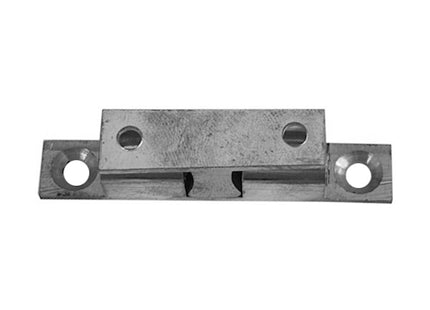 METAL STYLE CRICCHETTO A 2 SFERE IN OTTONE NICHELATO