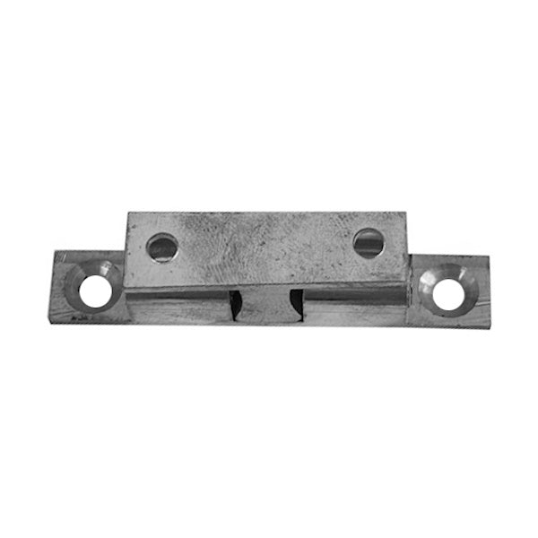 METAL STYLE CRICCHETTO A 2 SFERE IN OTTONE NICHELATO