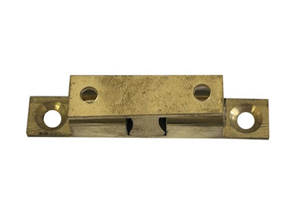 METAL STYLE CRICCHETTO A 2 SFERE IN OTTONE LUCIDO