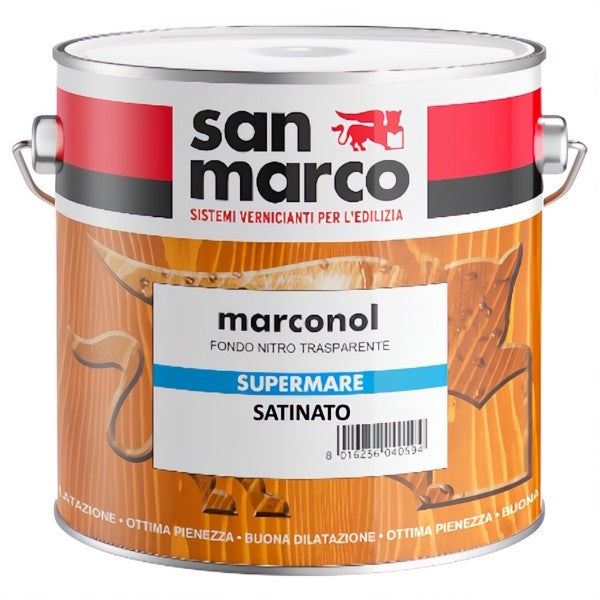 SAN MARCO MARCONOL SUPERMARE SATINATO VERNICE PER LEGNO TRASPARENTE
