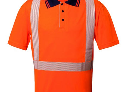LUCENTEX POLO ALTA VISIBILITA' MOD. SEAL HI-VIS COLORE ARANCIO