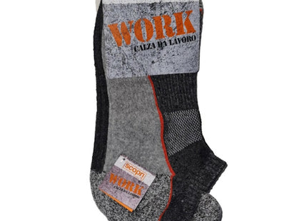 ISI WORK CALZE DA LAVORO FANTASMINO MOD. SNEAKER CONF.DA 3 PAIA TG.35/38